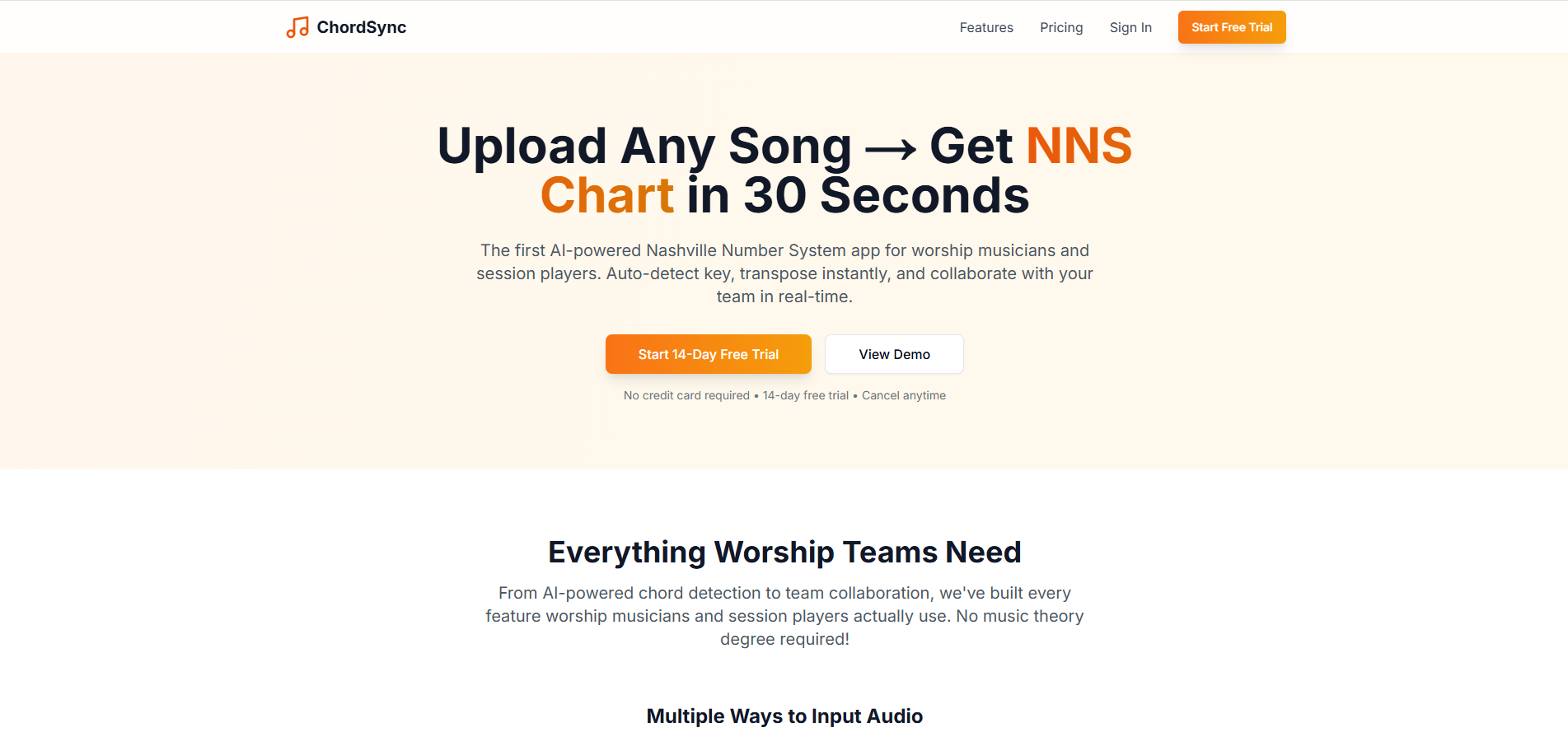ChordSync - Music Tech SaaS project screenshot